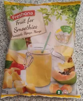 Fruit for smoothies pineapple, papaya, mango