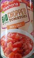 Bio-Tomaten gehackt -  Zwiebel & Knoblauch