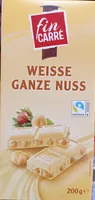 Weiße Nussschokolade