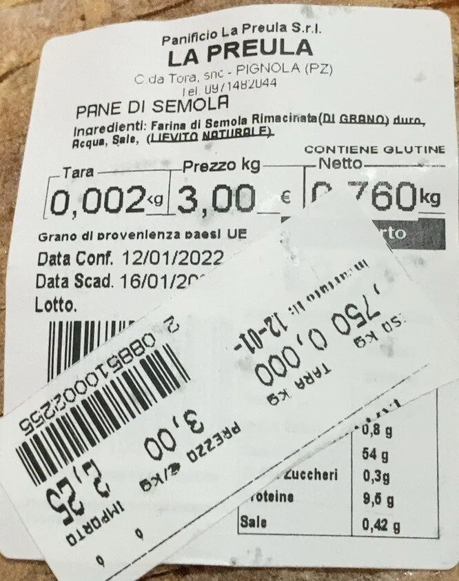 Pane di Semola