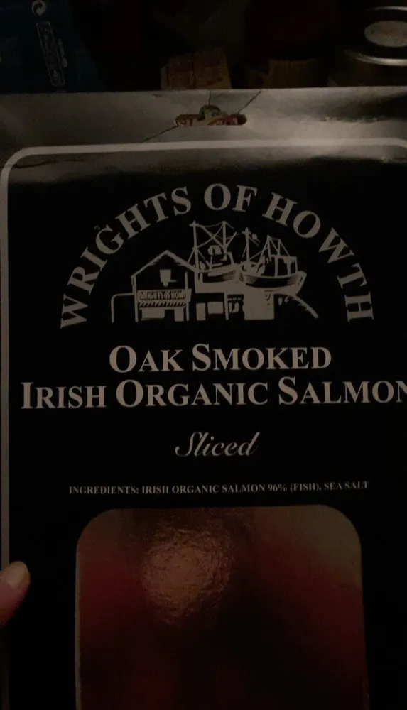 Oak smoked irish organic salmon