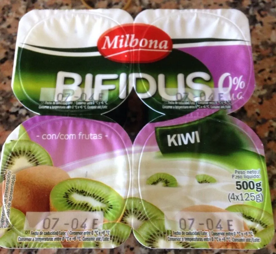 Bífidus 0% con kiwi