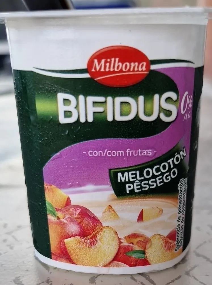 Bifidus con melocotón