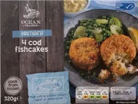 Breaded 4 Cod fishcakes