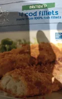 Breaded cod fillets