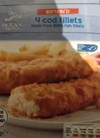 Battered cod