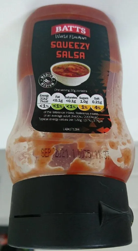 Squeeze salsa