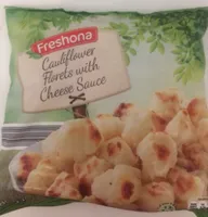 Cauliflower florets with cheese sauce