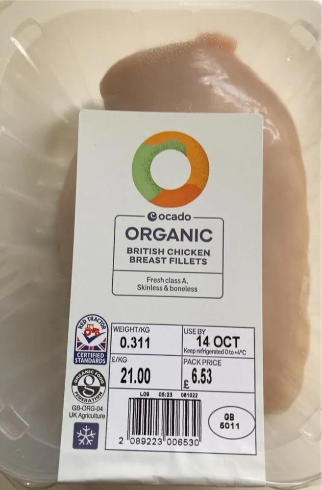 British chicken breast fillets
