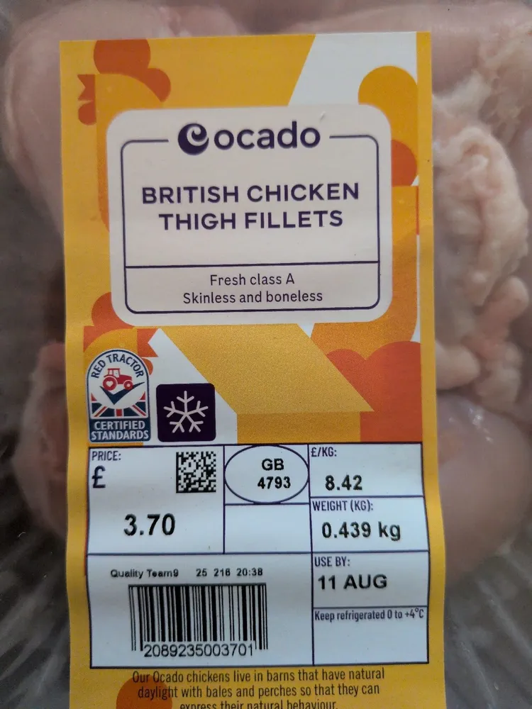 British Chicken Thigh Fillets