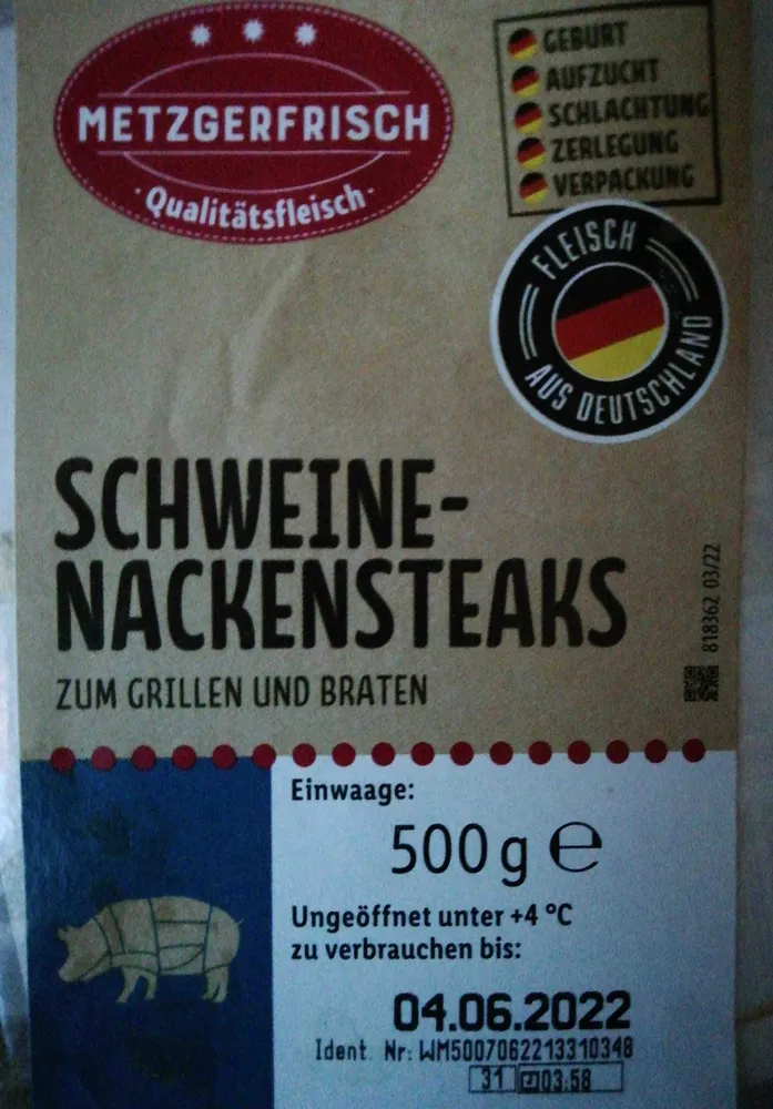 Schweinenackensteaks