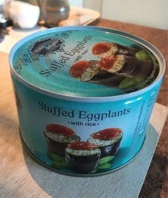 Gefüllte Aubergine , Mit Reis
