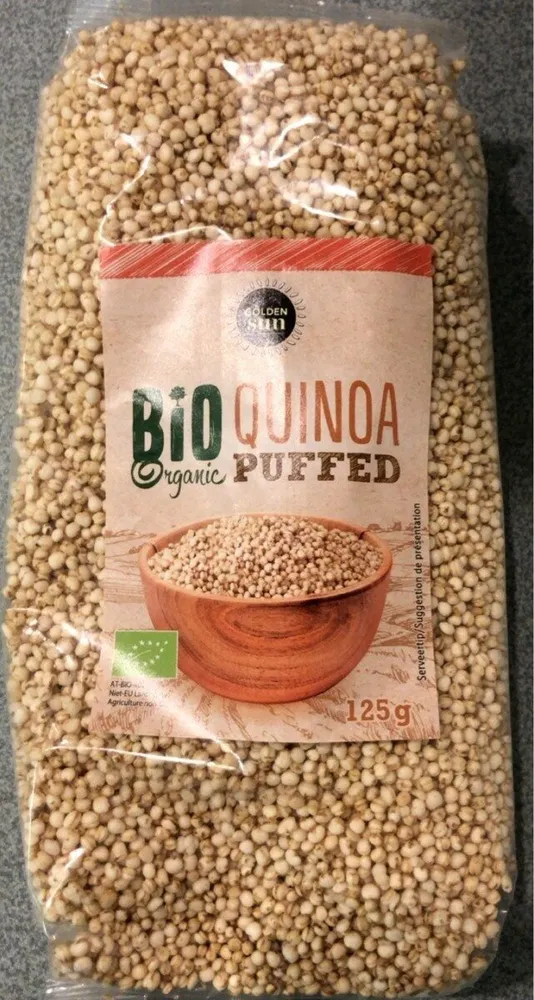 Bio organic quinoa puffed