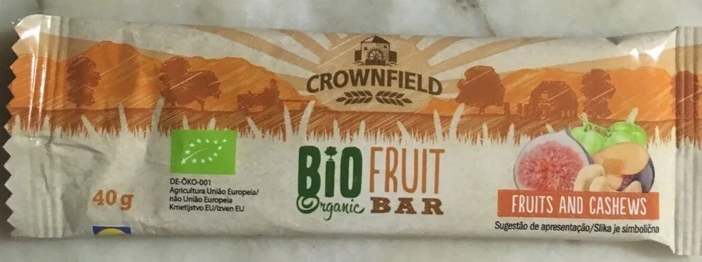 Biofruitbar fruits and cashew
