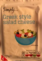 Greek style salad cheese