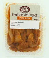 Emincé de poulet façon Gyros