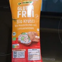 petits pains au maïs bio sans gluten avec flocon de mollet precuit
