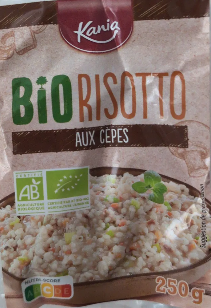 Bio risotto aux cèpes
