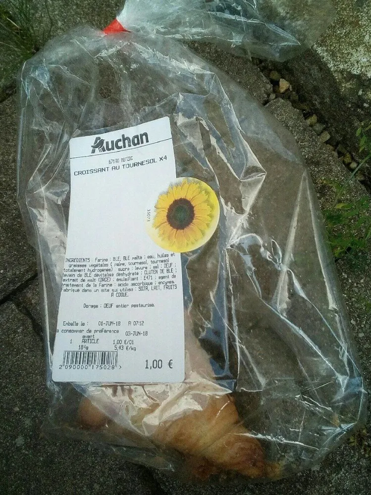 Croissant au tournesol