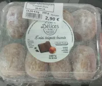8 mini beignets fourrés Chocolat Noisettes