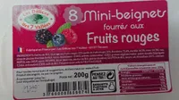 Mini beignet fruits rouges