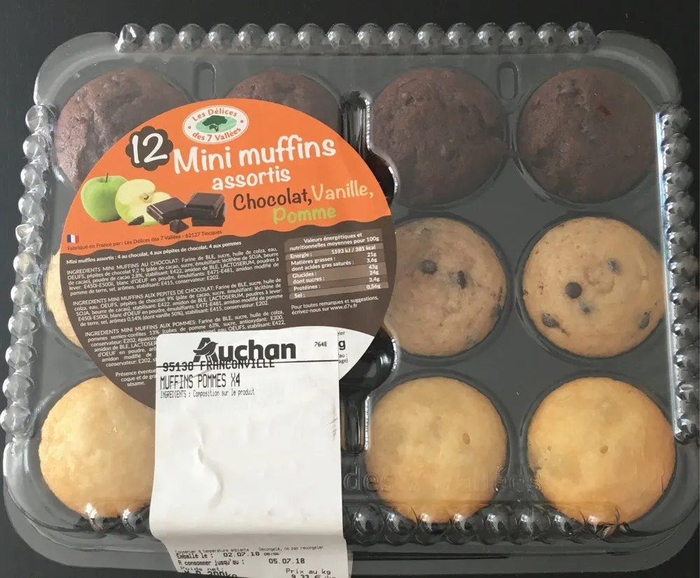 Mini muffins assortis