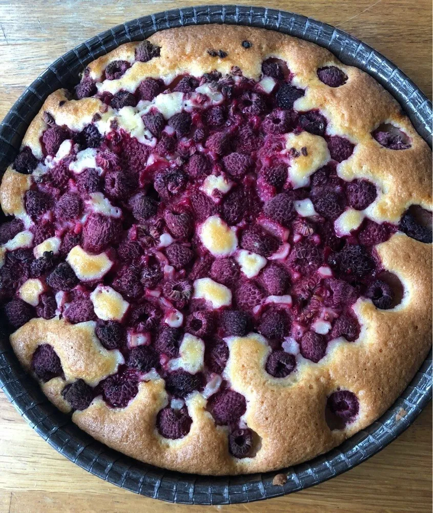 Moelleux au framboise