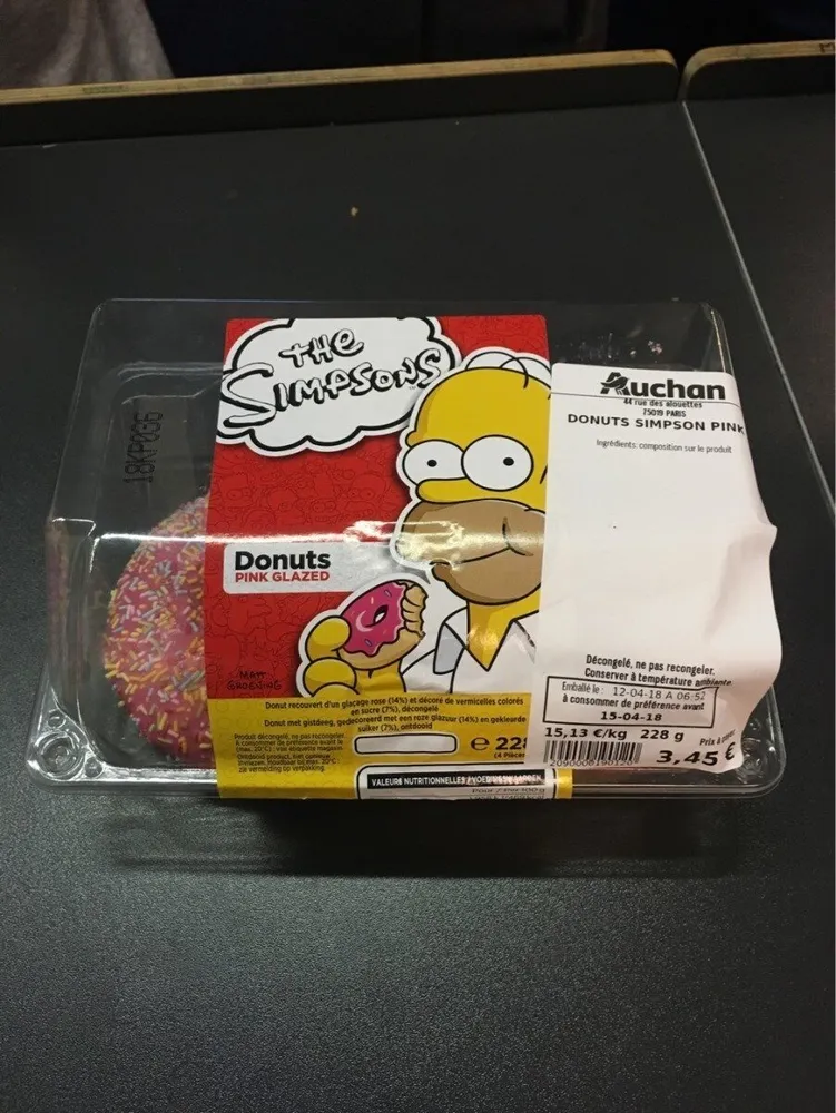Donuts Simpson pink