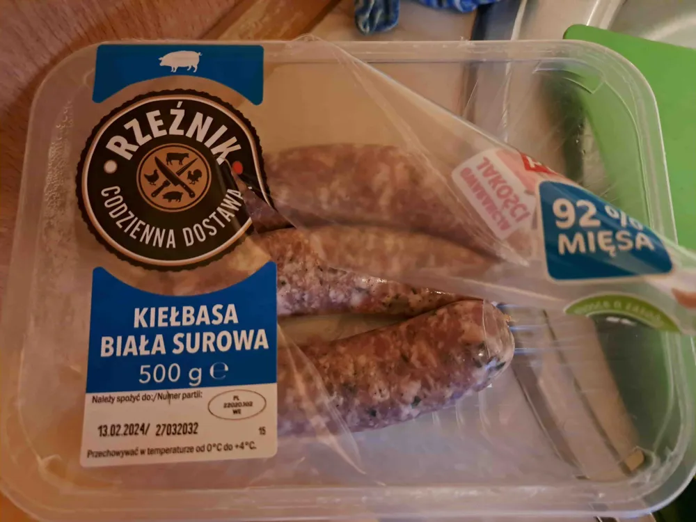 Kiełbasa Biała Surowa