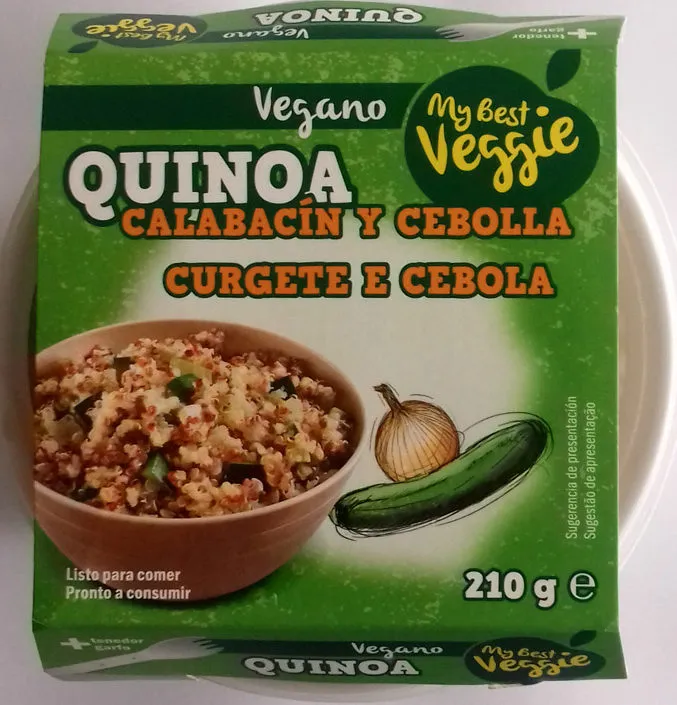 Quinoa calabacín y cebolla