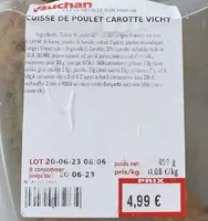 Cuisse de poulet Carotte Vichy