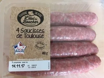 4 saucisses de Toulouse