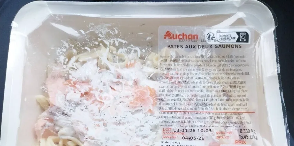 PATES AUX 2 SAUMONS