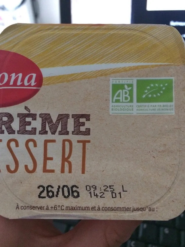 Crème Dessert Vanille Bio