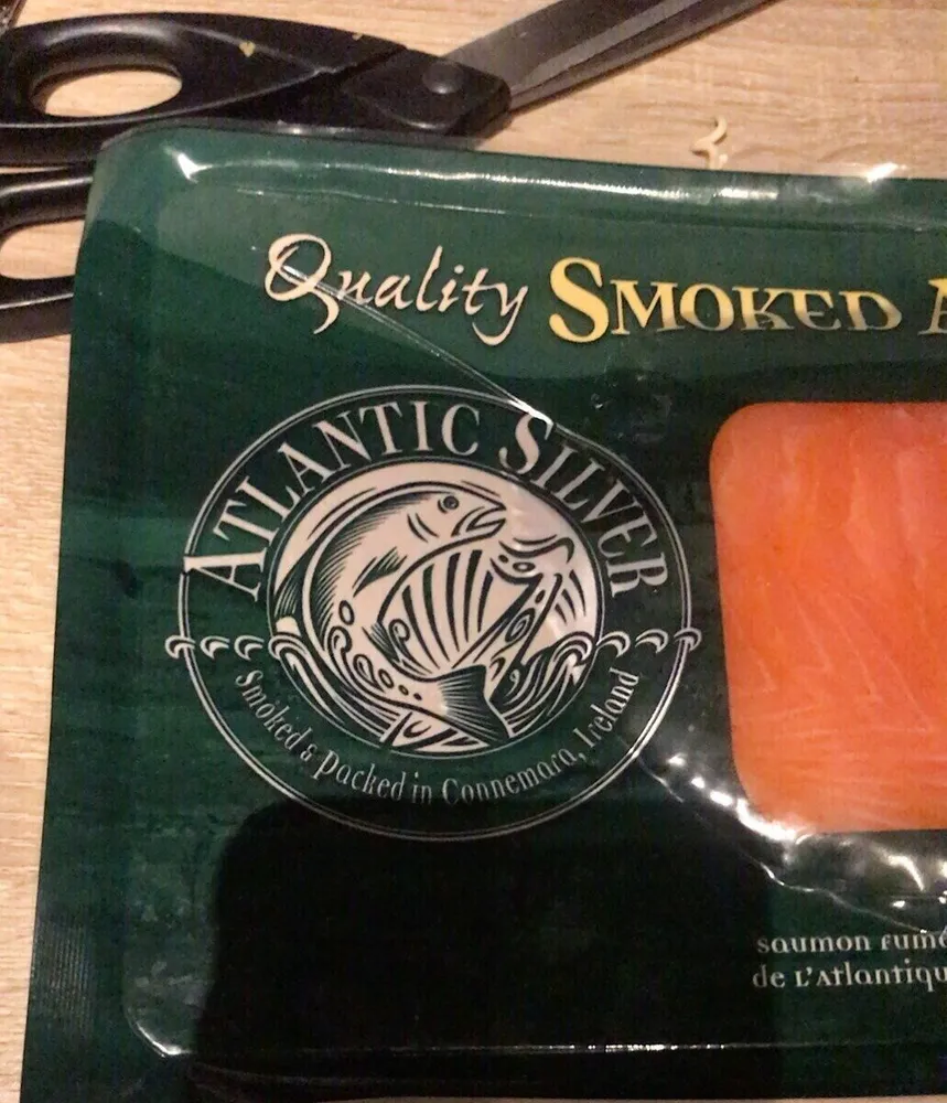 Qiality smoked atlantic salmon