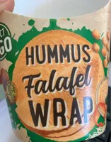 Hummus falafel wrap