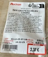 Pate croute richelieu