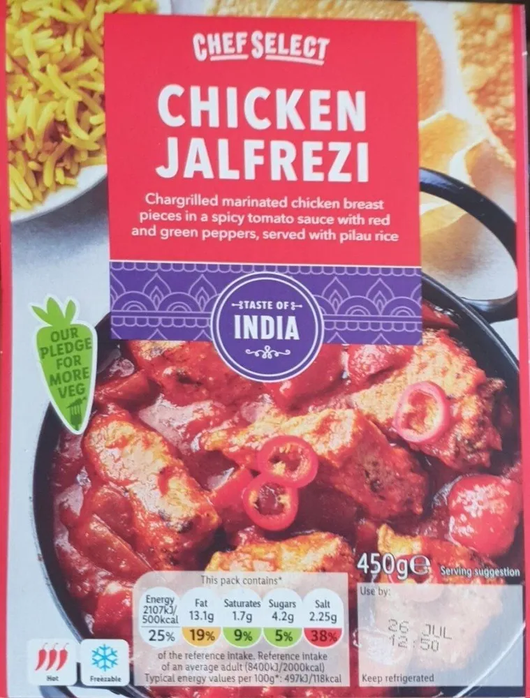Chicken jalfrezi