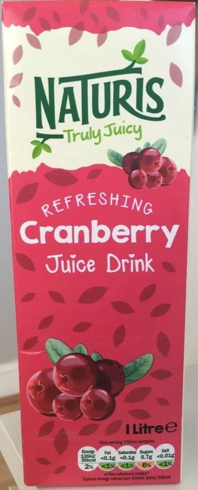 Refreshing Cranberry Juice drink