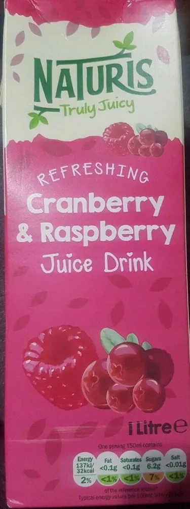 Cranberry and Raspberry Juice Drink