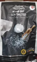 ridge cut sea salted potato crisps