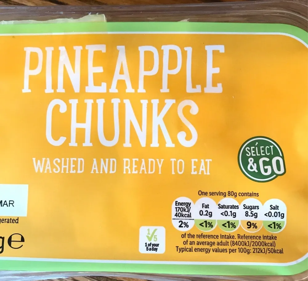 Pineapple chunks