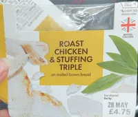 Roast chicken & stuffing triple