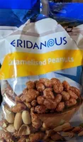 Caramelised peanuts