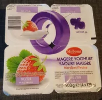 Yaourt maigre aux fraises