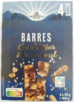 Barres chocolat noir et pointe de sel