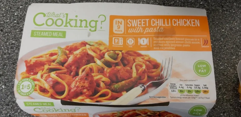 Sweet Chilli Chicken with Pasta