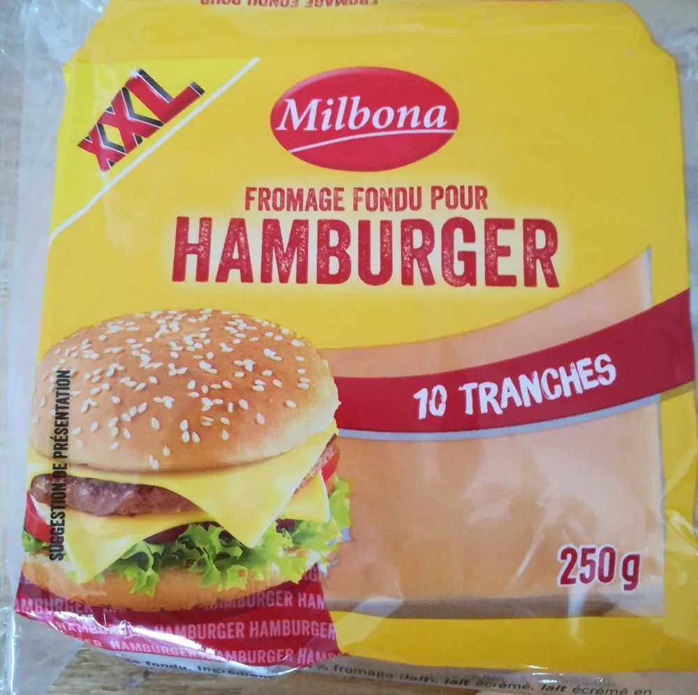 Fromage fondu pour Hamburger