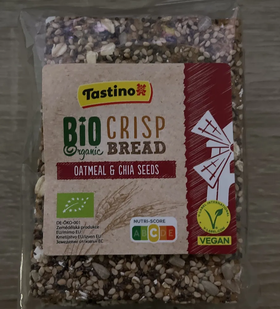 Bio Crisp Organic Bread Oatmeal & Chia Seeds