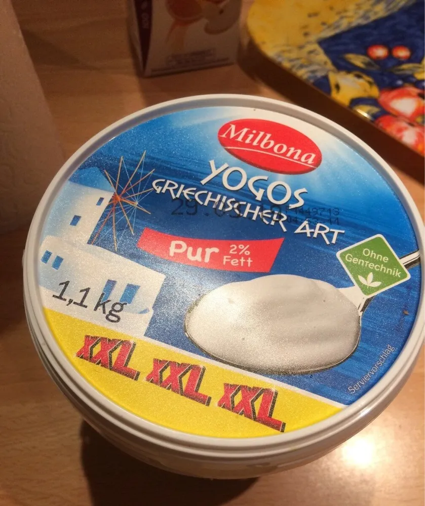 Griechischer Joghurt, 2% Fett